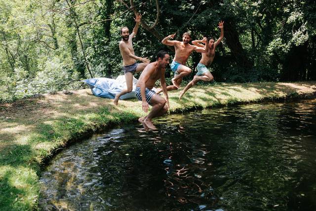 Bassin de baignade naturelle