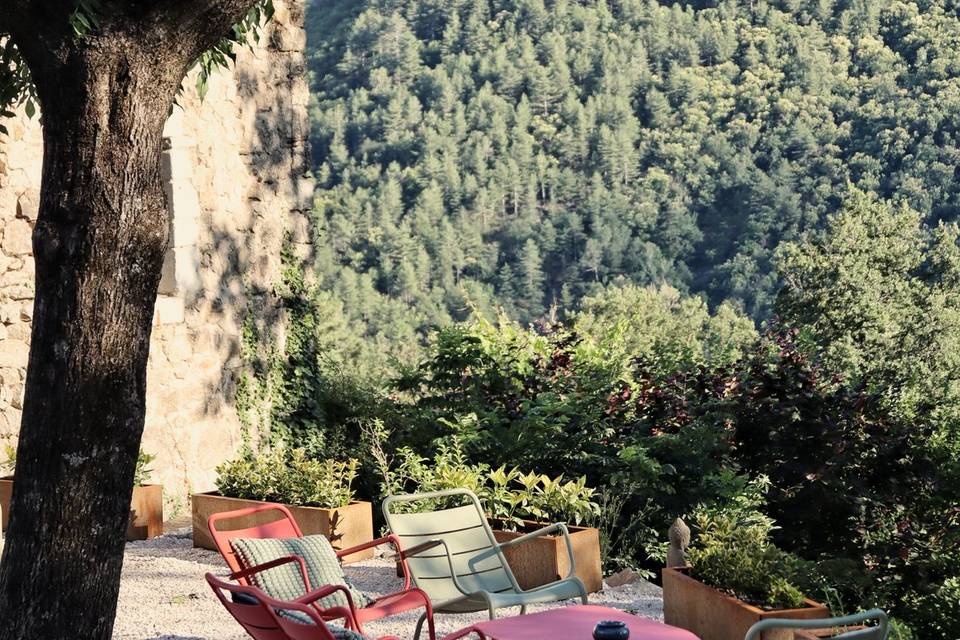Terrasse arriere sud ouest