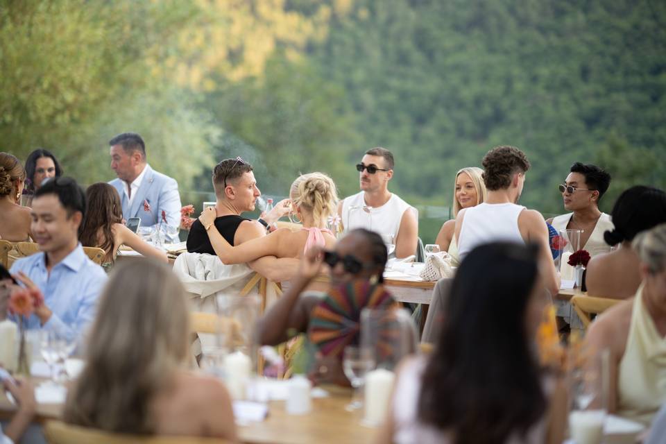 Diner exterieure terrasse