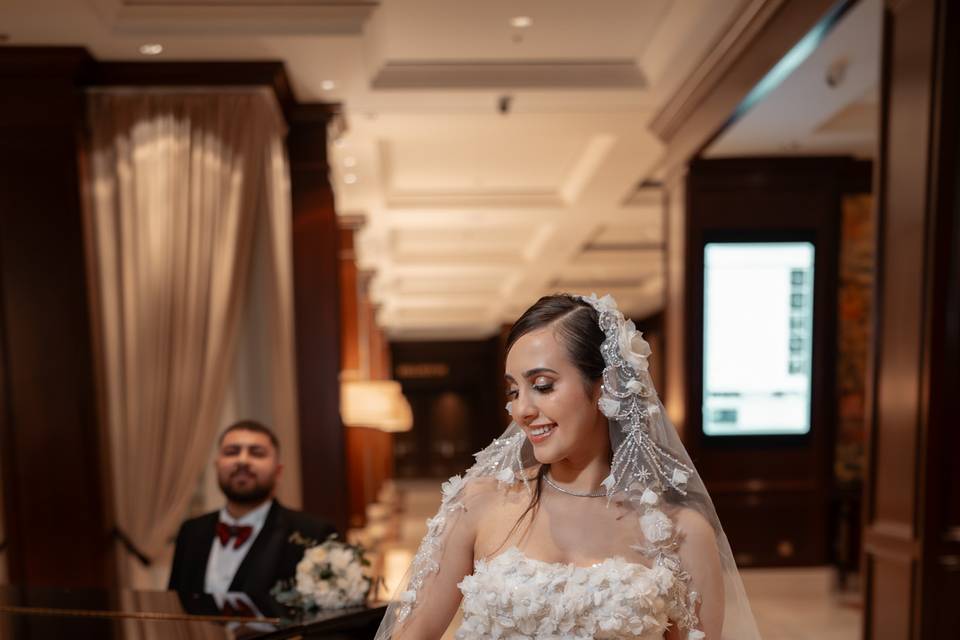 Élégance de la robe de mariée