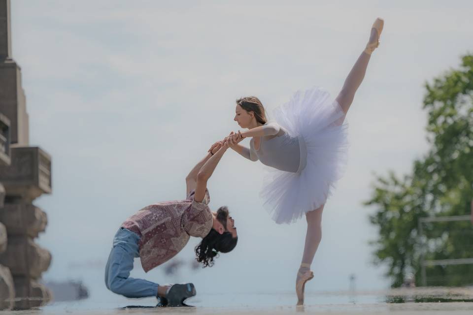 Mouvement et émotion pendant la séance des mariés