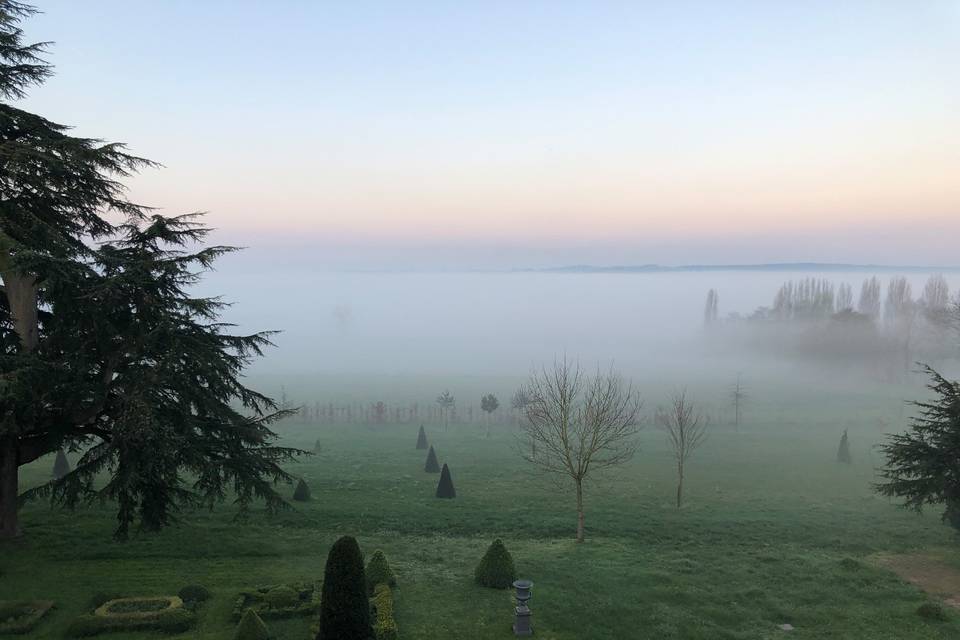 La vue sur la campagne