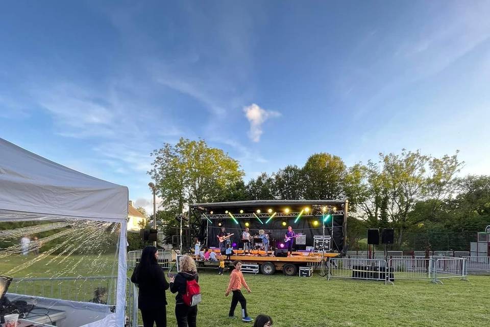 Sonorisation éclairage concert