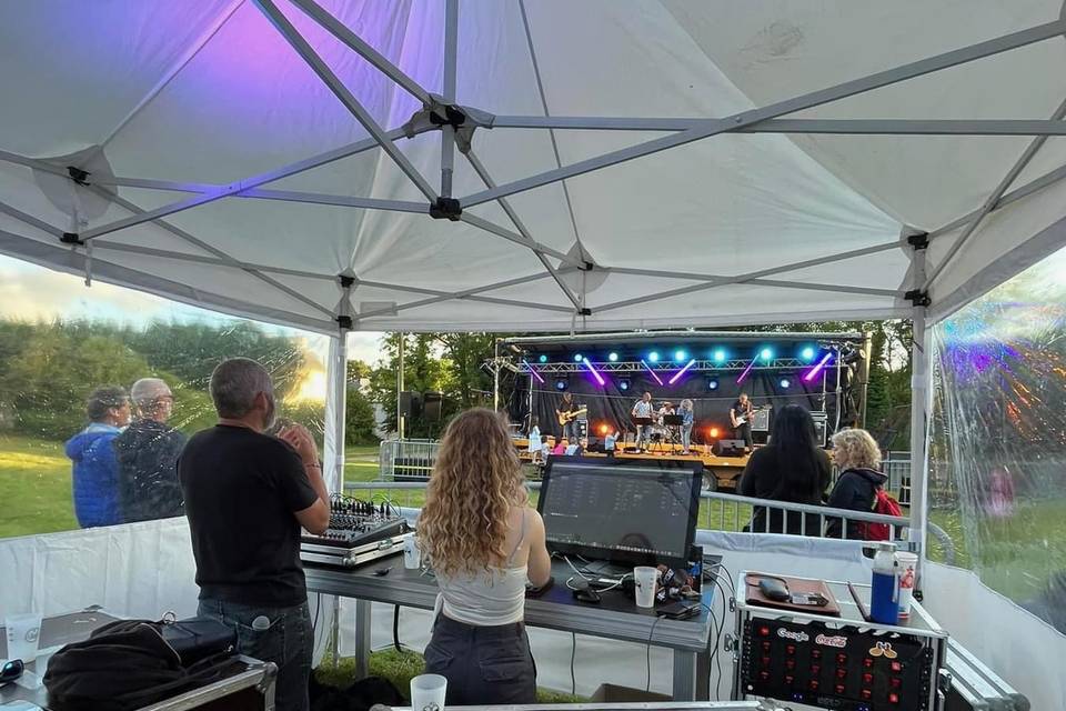 Sonorisation éclairage concert
