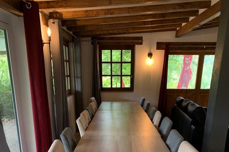 Salle à manger gîte