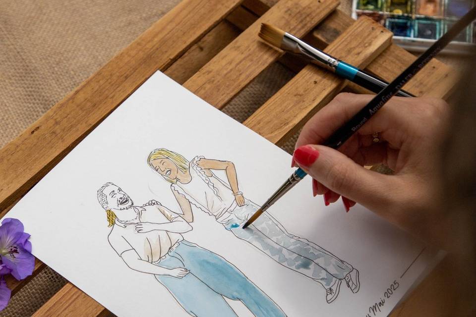 Mise en couleur des portraits