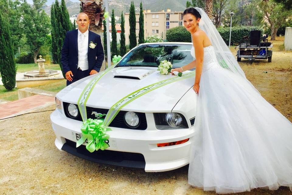 Location mustang mariage BDR