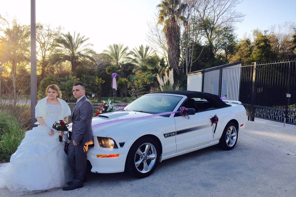 Location mustang mariage BDR