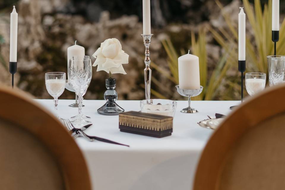 Dîner aux chandelles