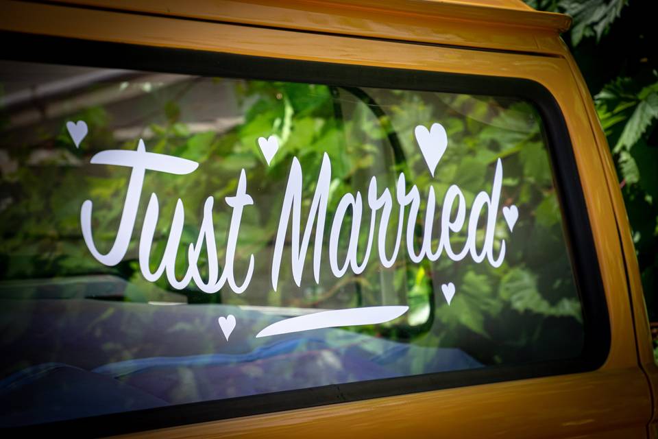 Just married