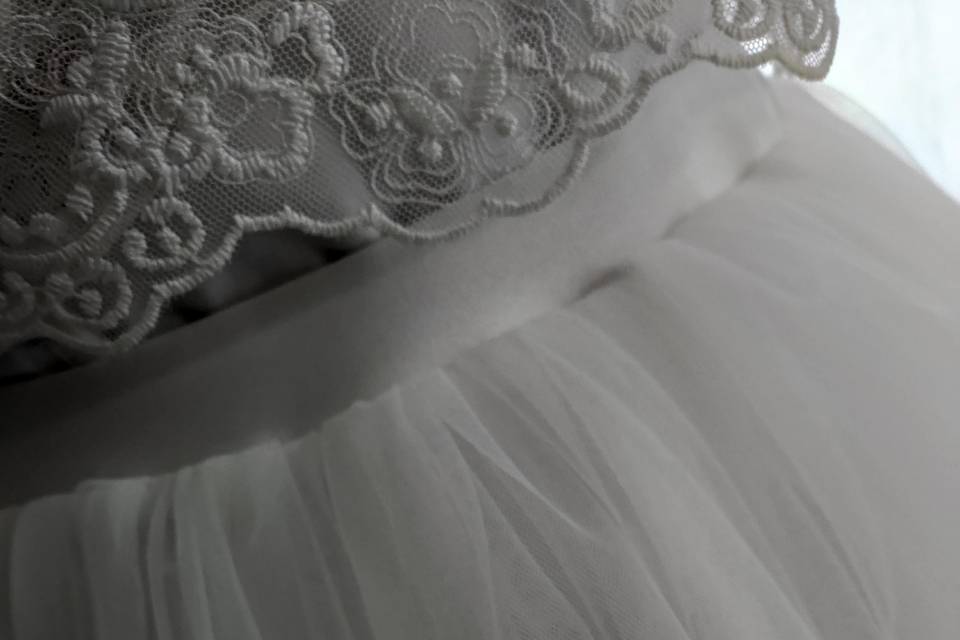 Tulle blanc italien