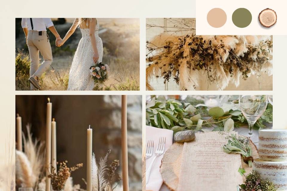 Mariage Champêtre & Elégant