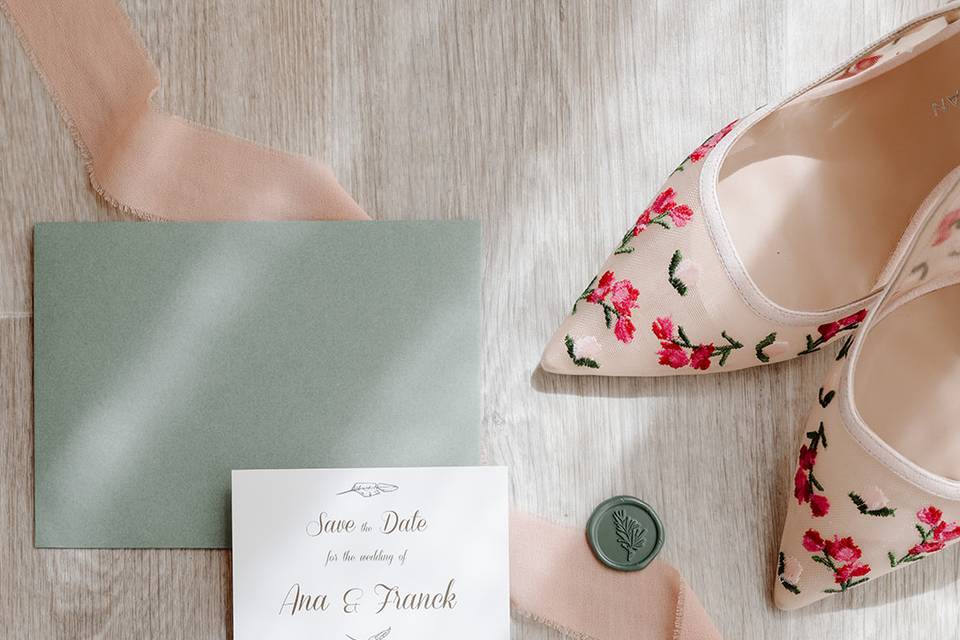 Un flat lay crée avec douceur