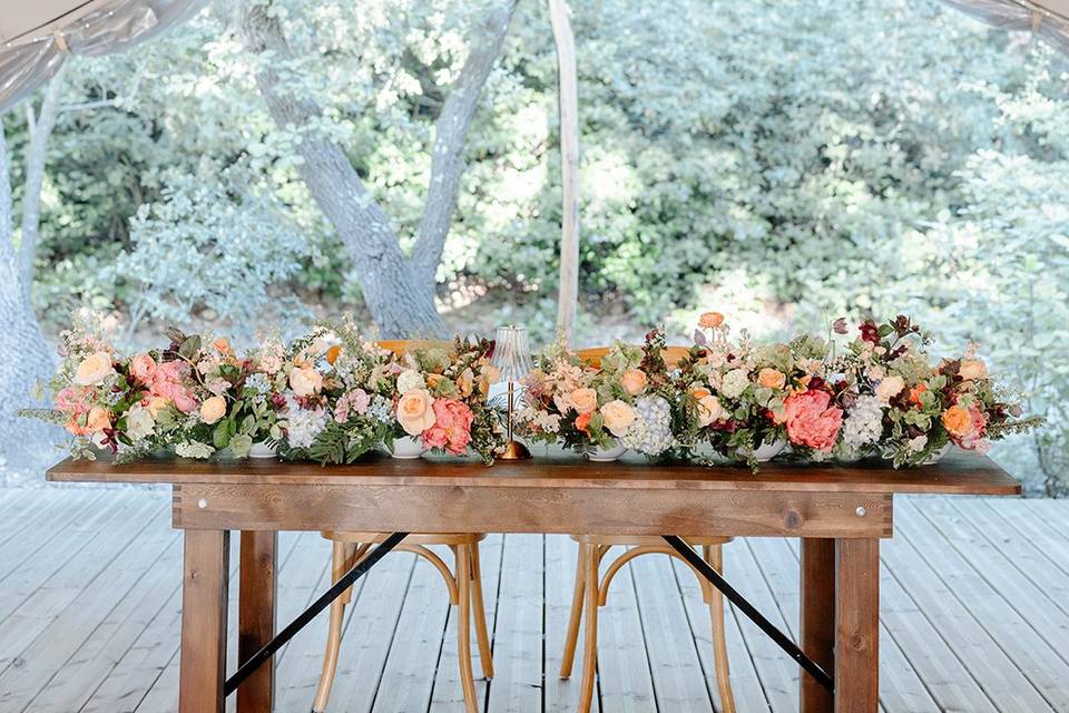 La table d'honneur