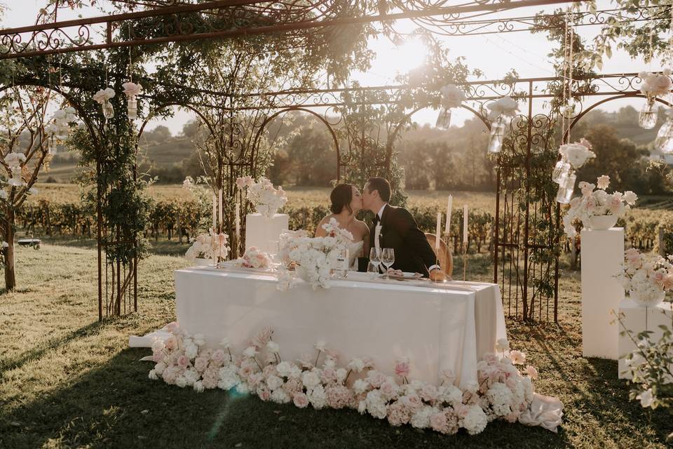 Dîner sous la Gloriette