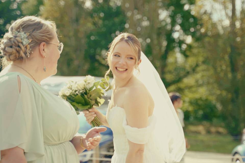 Arrivée de la mariée