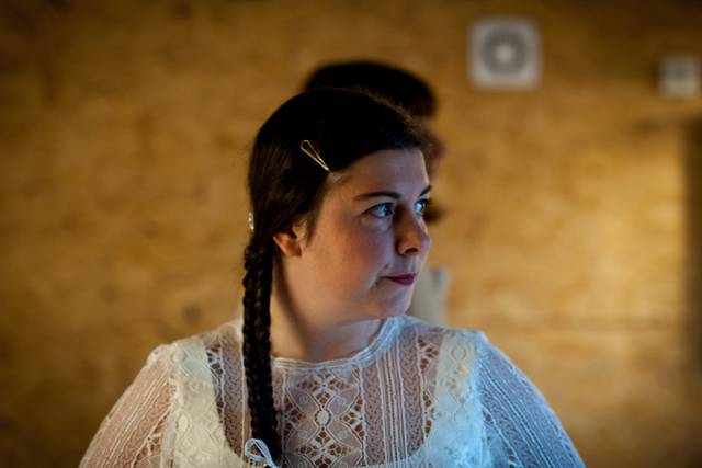 La mariée se prépare