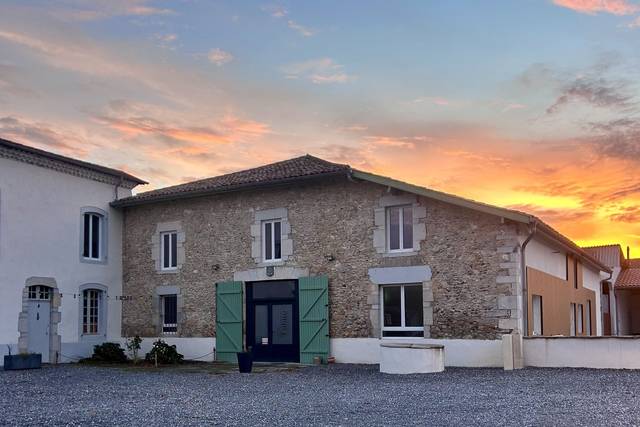 Coucher de soleil sur la salle