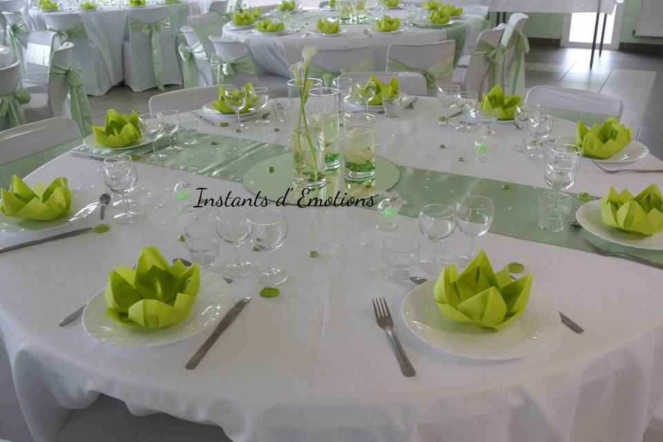 Decoration table ronde