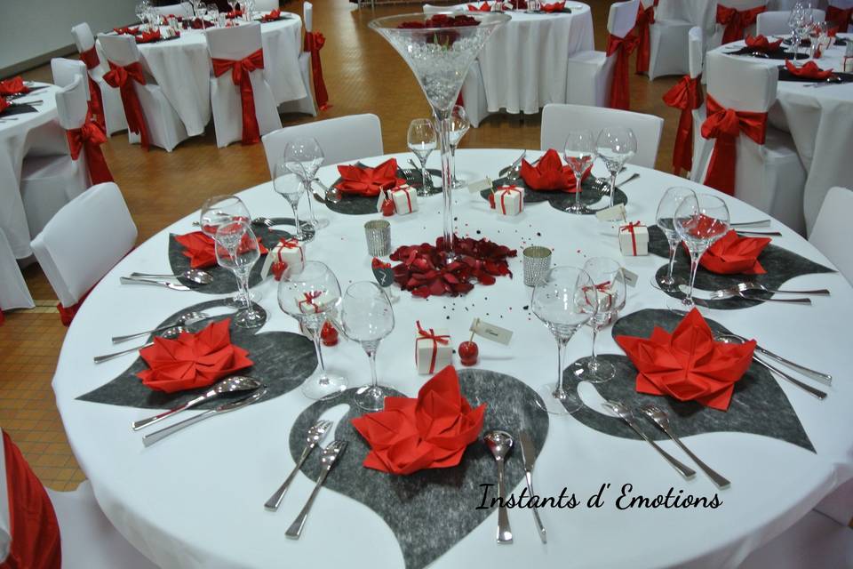 Set de table coeur