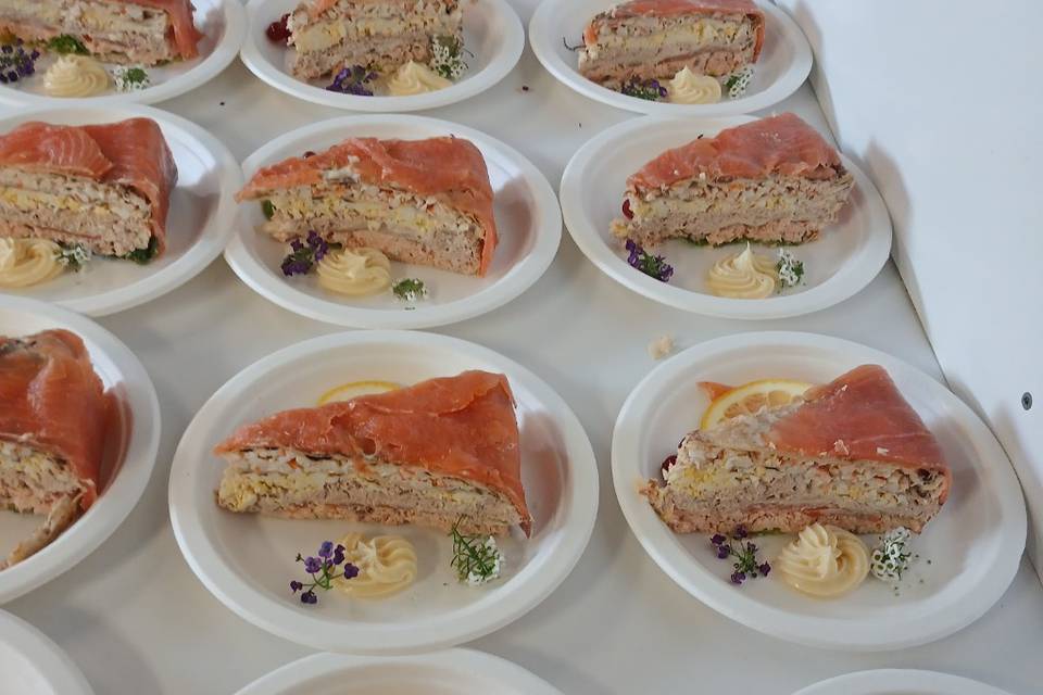 Millefeuille de poissons