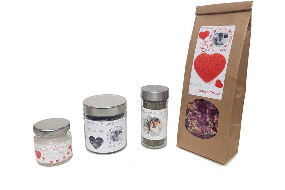 Cadeaux invités personnalisés