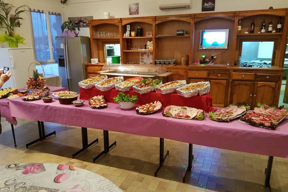 Buffet repas fin d'année