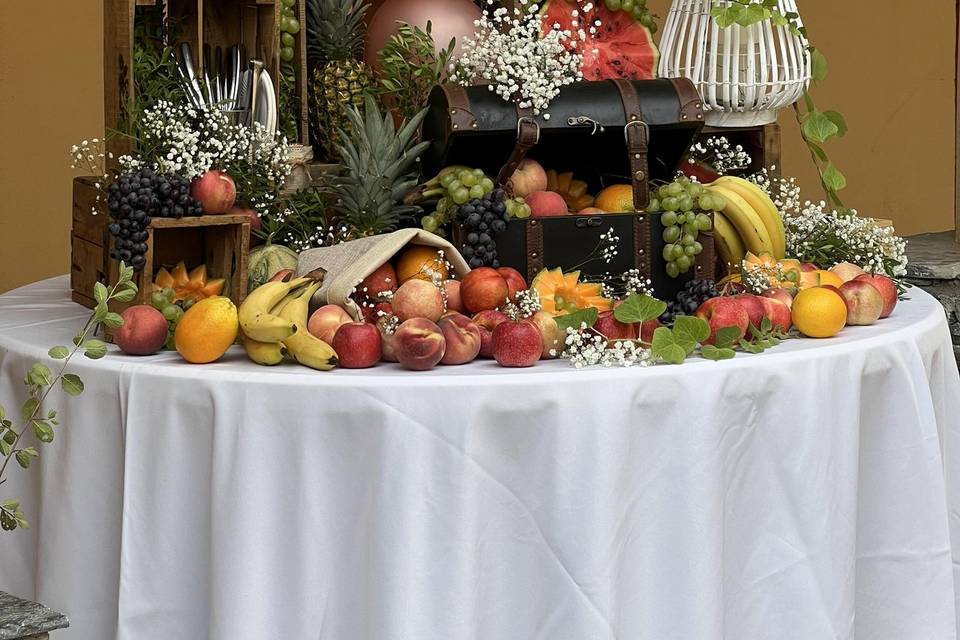 Décoration table fruit