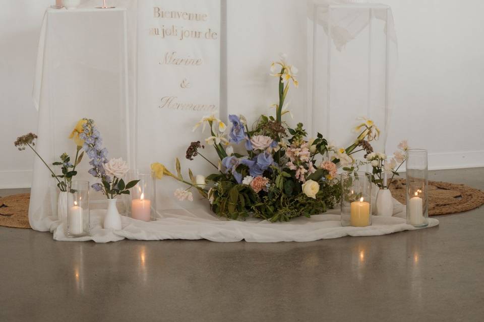 Panneau de bienvenue