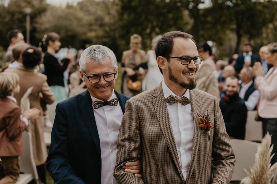 Boutonnière marié