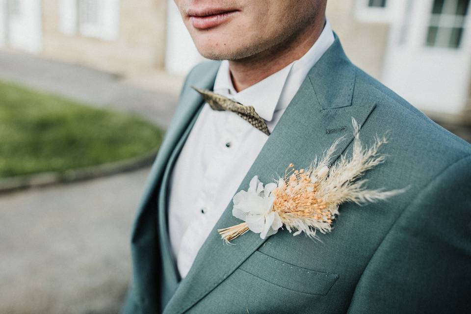 Boutonnière marié