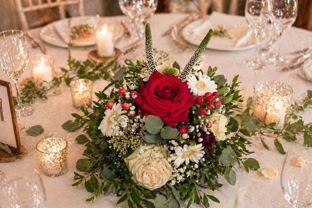 Centre de table rond classique