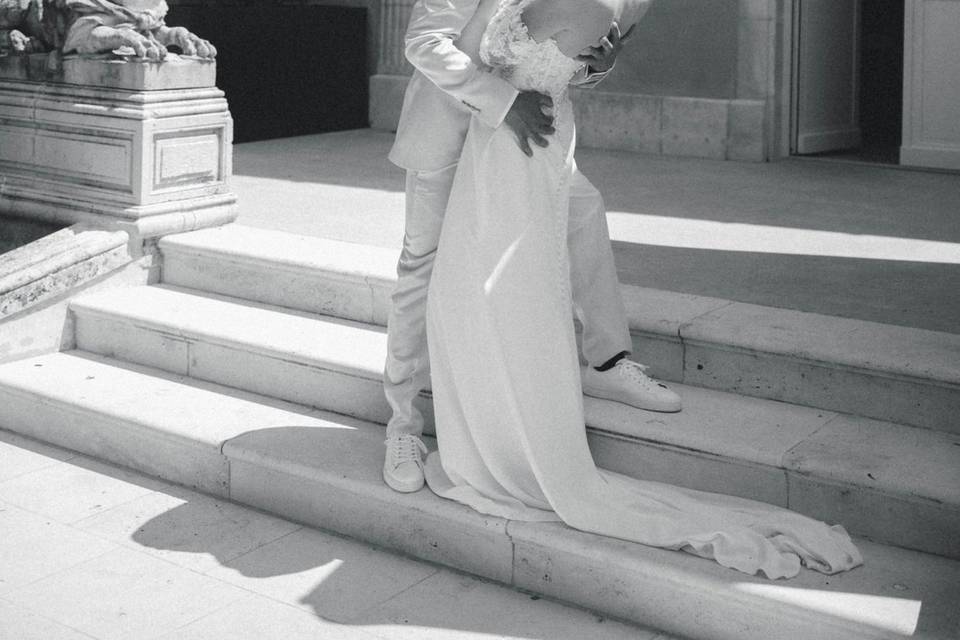 Mariage en Noir et Blanc