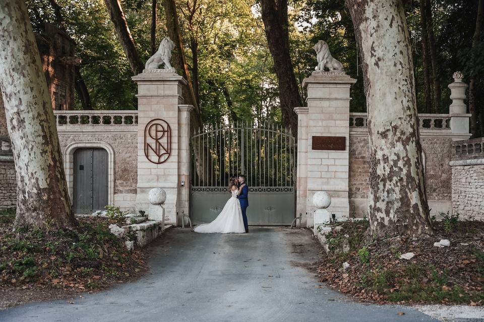 Mariées entrée du Logis