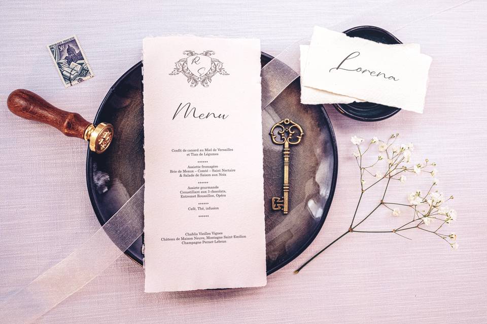 Menu mariage