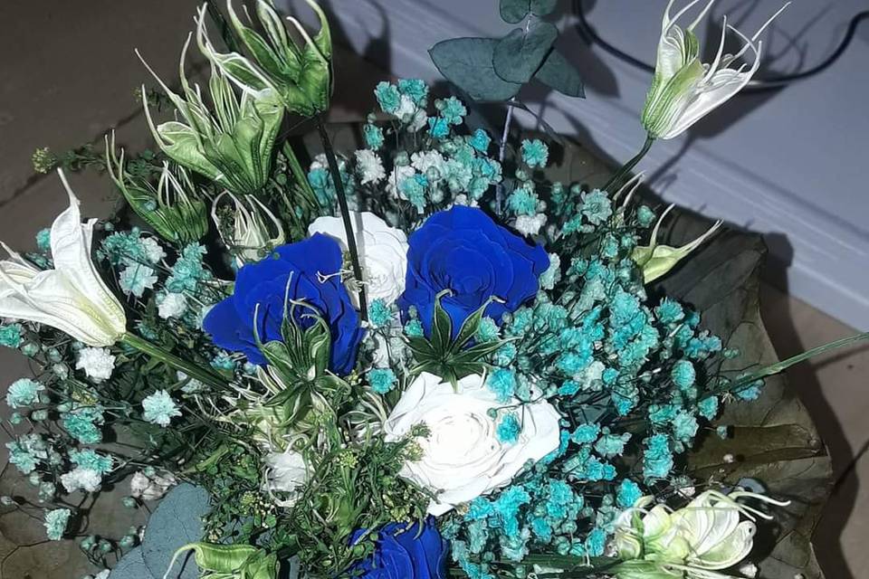 Bouquet bleu