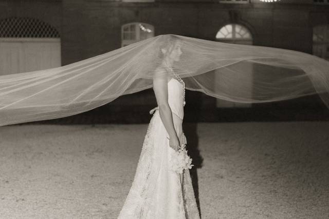 Photo artistique avec voile