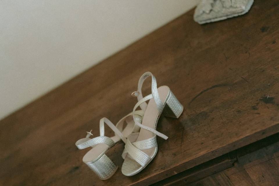 Chaussures de la mariée