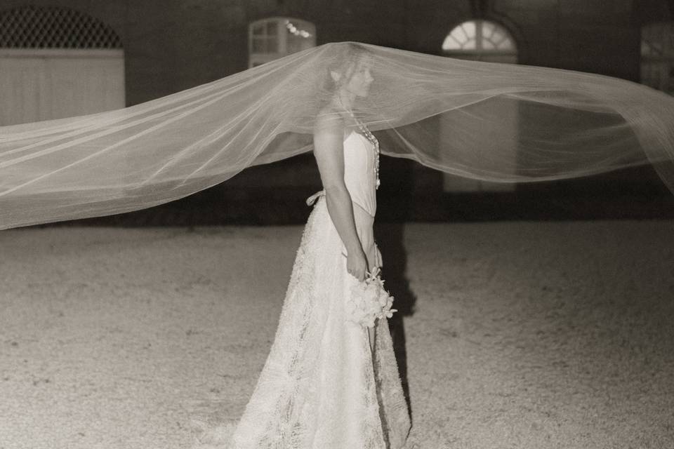 Photo artistique avec voile