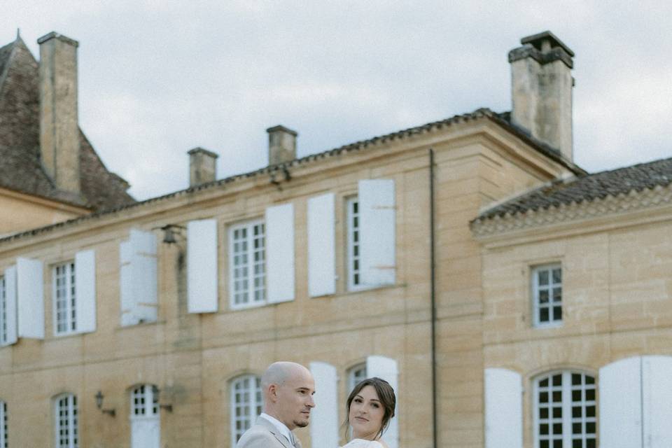 Photo des mariés
