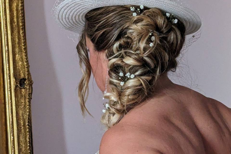 Tresse bohème mariée