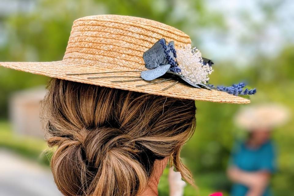 Chignon invitée