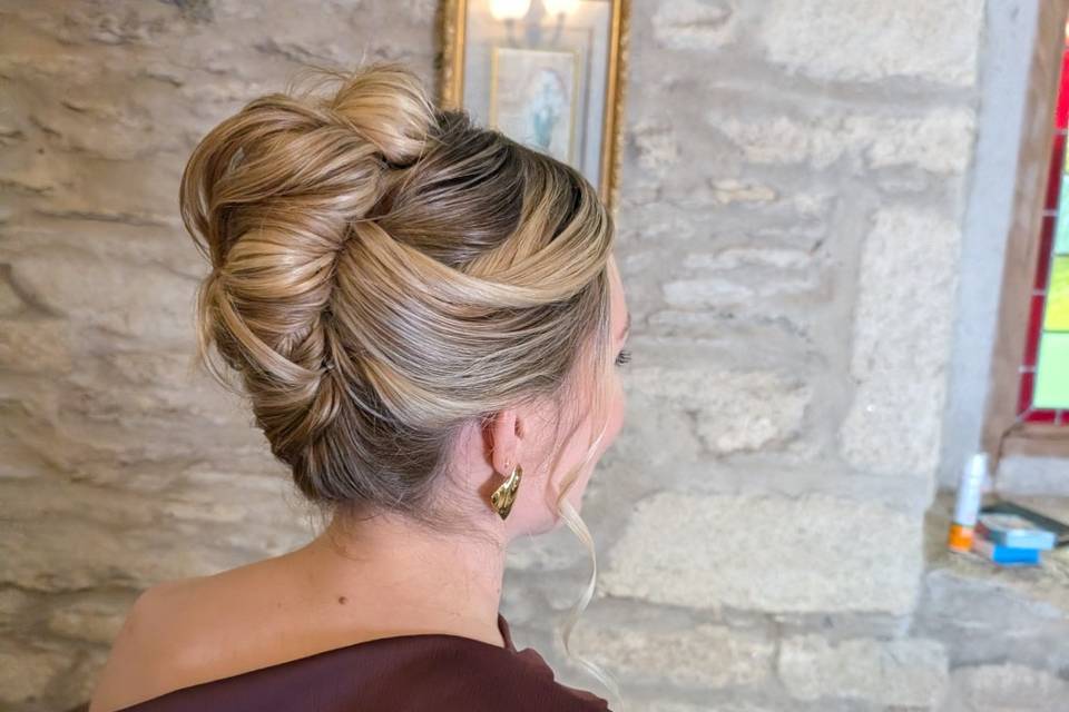 Chignon banane revisité