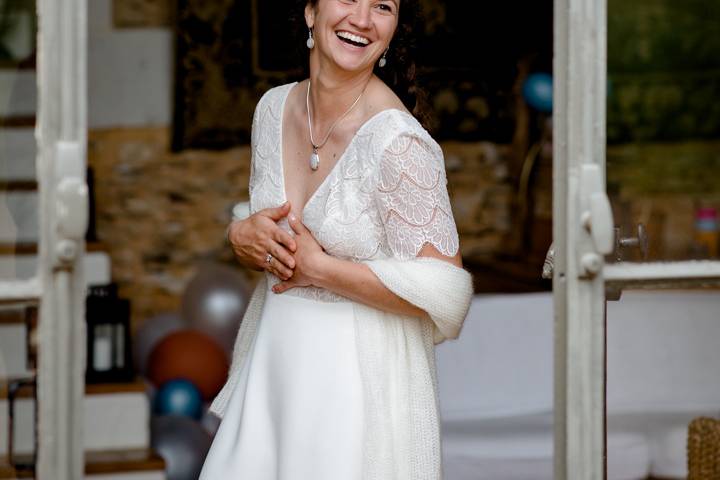 Portrait de la mariée