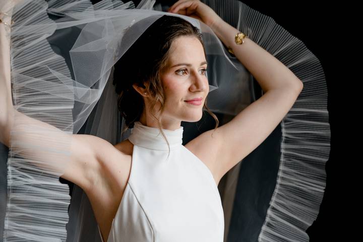 Portrait de la mariée
