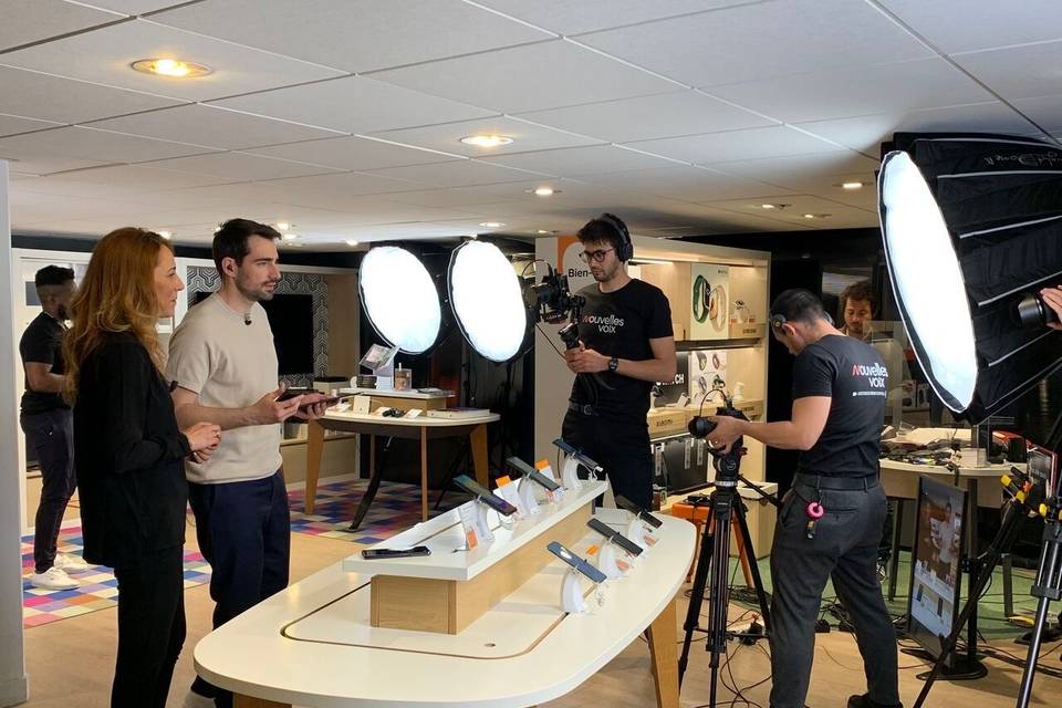 Présentation d'une émission