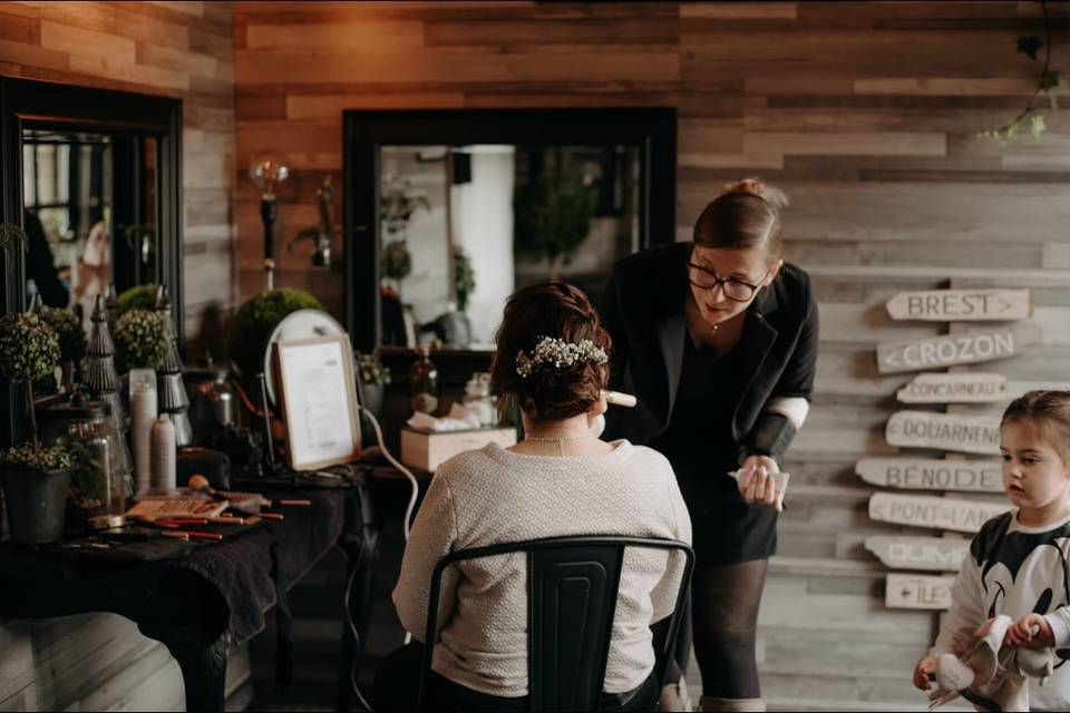 Chignon champêtre