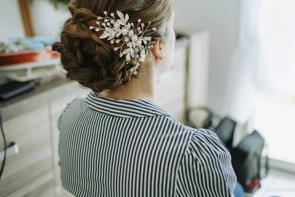 Chignon chic naturel