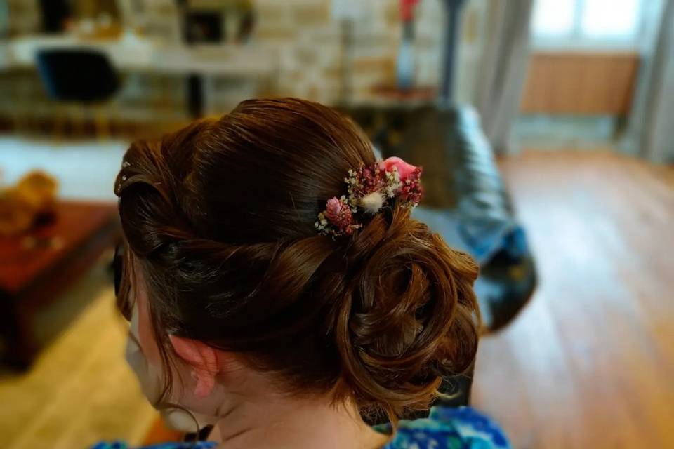 Chignon bohème