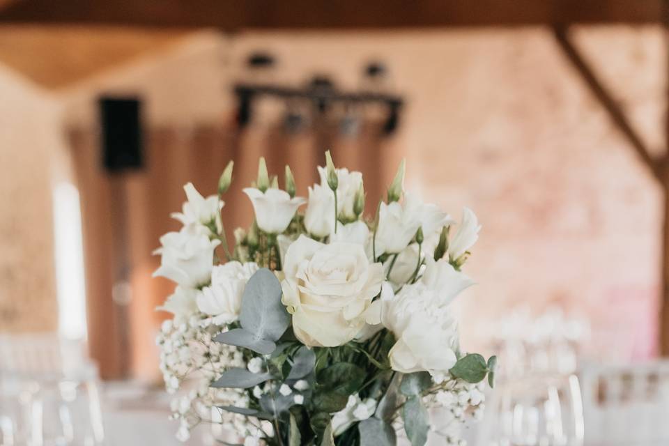 Fleurs et décoration table
